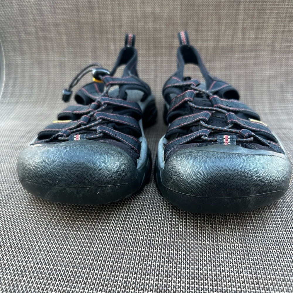 Keen Newport H2 Sandals Women's size 7 Black/Red/Gray - Picture 9 of 10